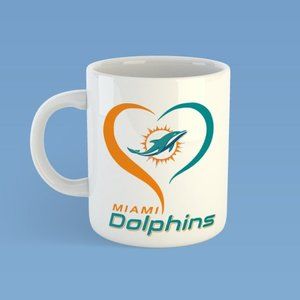 NFL Heart Favorite NFL Football Team Sport Mug of Your Favorite Team